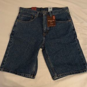 505 regular fit long Levi shorts